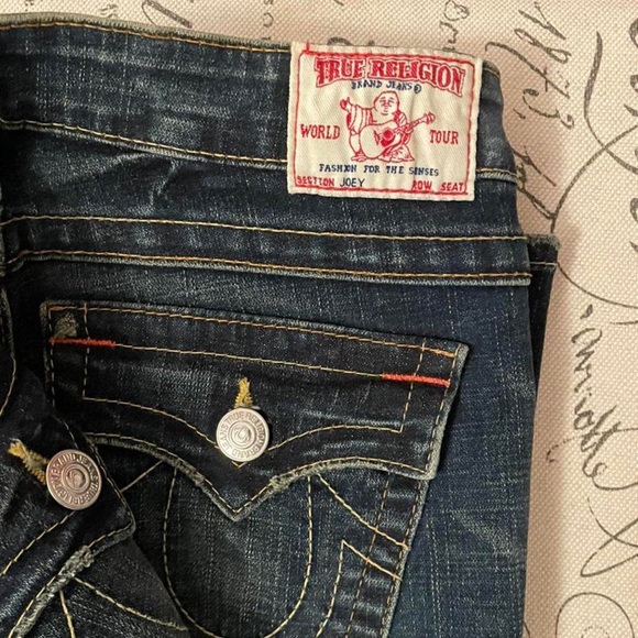 True Religion vintage low waisted flared pants! - Picture 2 of 3